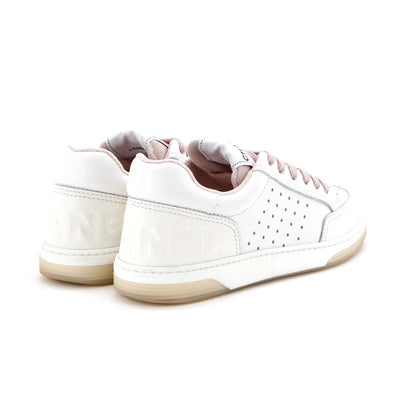 Chanel Women'S Logo Low-Top Sneakers Leather