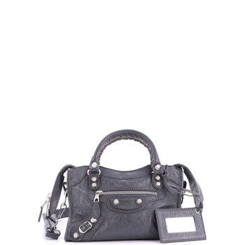 Balenciaga City Classic Studs Bag Leather Mini