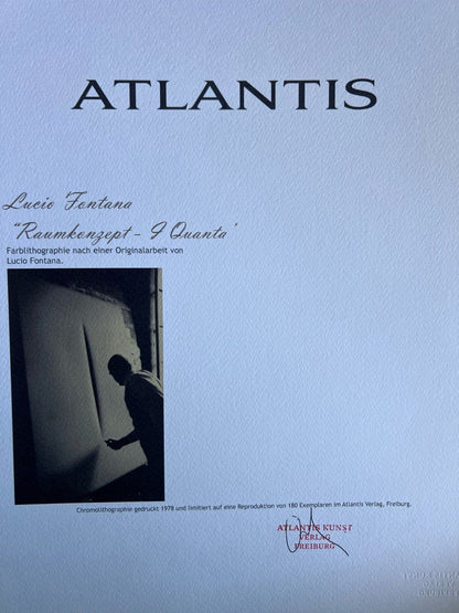 Lucio Fontana Lithograph