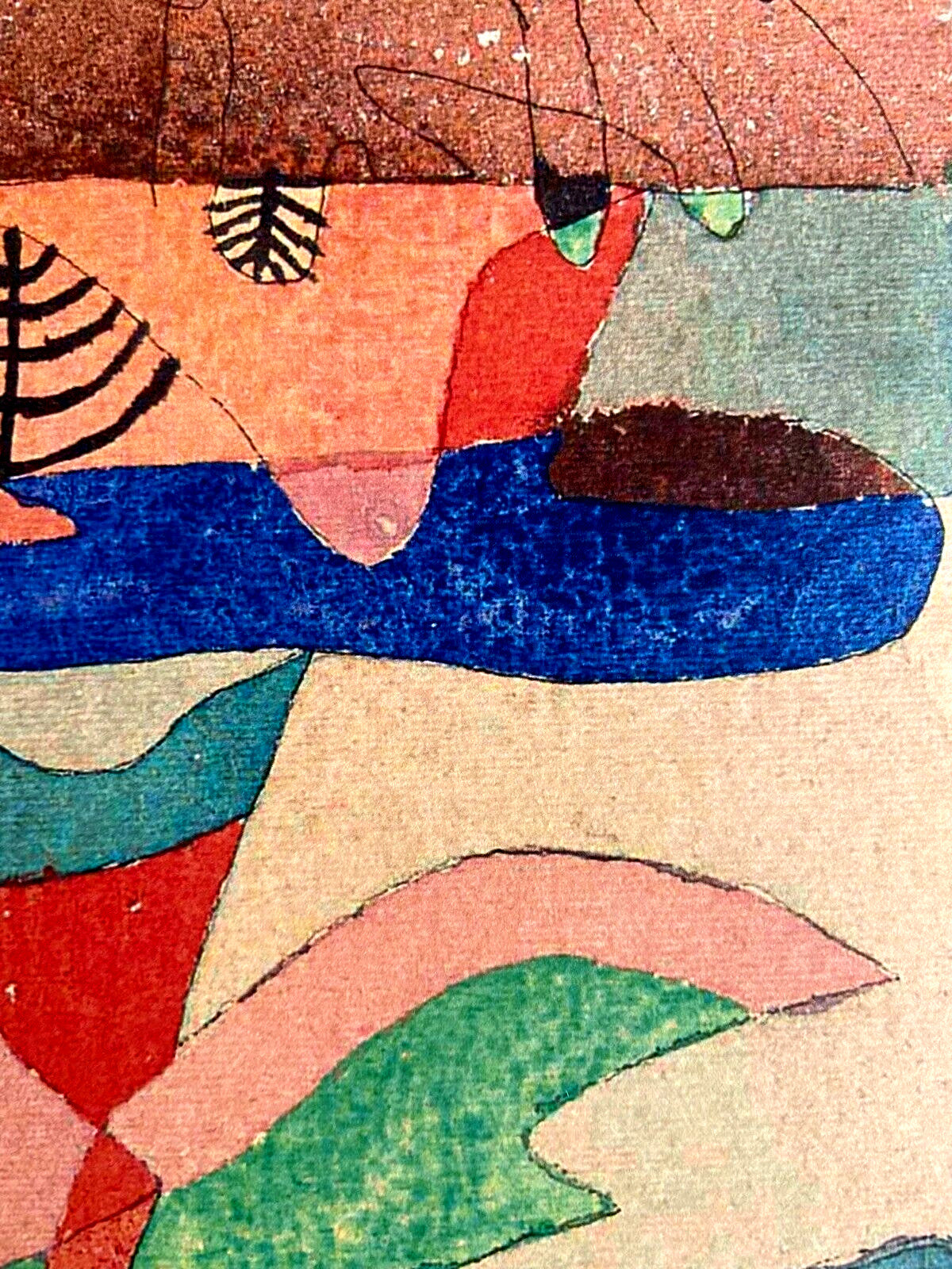 Paul Klee Lithograph Coa Signed And Stamped Numbered 180 Ex Certified