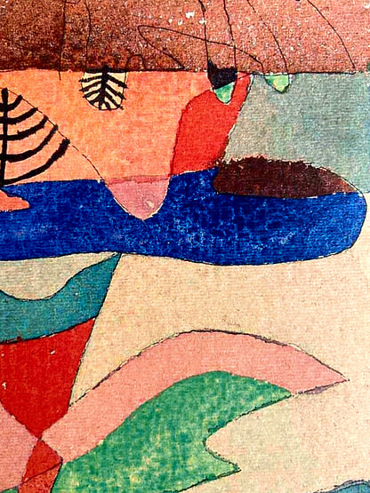 Paul Klee Lithograph Coa Signed And Stamped Numbered 180 Ex Certified