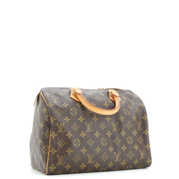 Louis Vuitton Speedy Handbag Monogram Canvas 30