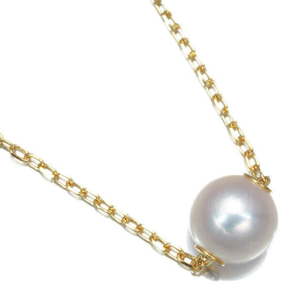 Tasaki Necklace Akoya Pearl 8.2Mm 18K 750 Yellow Gold