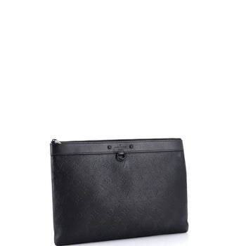 GM Louis Vuitton Discovery Pochette Monogram Shadow Leather