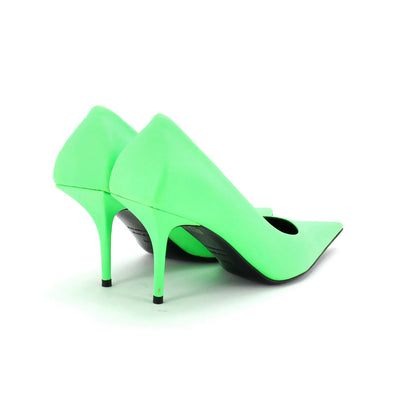 Balenciaga Women'S Square Knife Pumps Leather