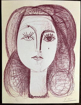 Pablo Picasso Lithograph Coa Signed In Pen Numbered In Pencil Limited