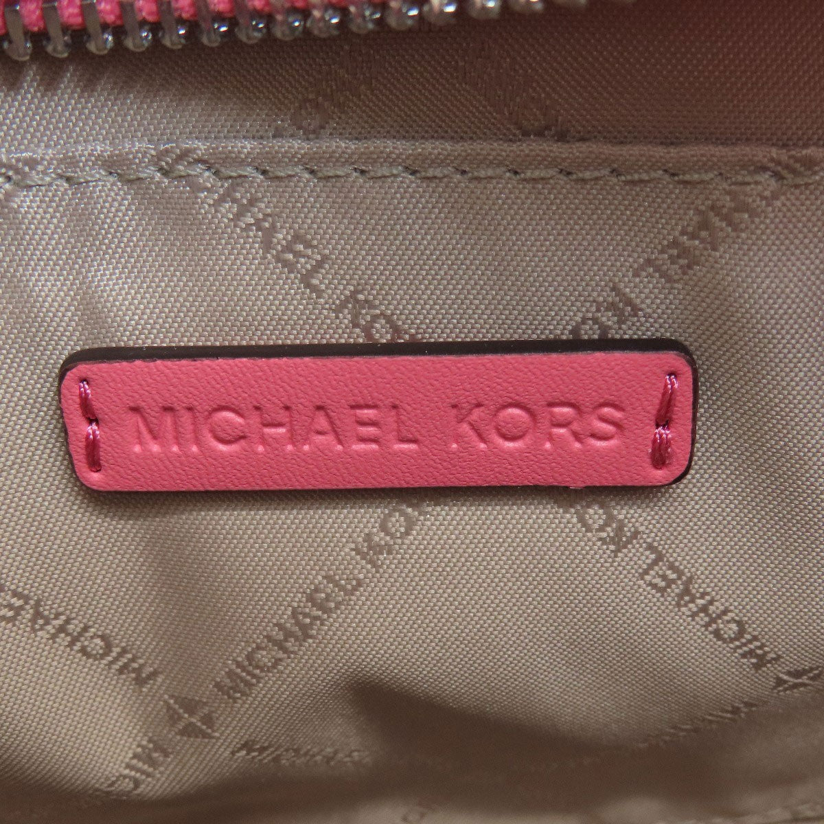 PVC Michael Kors Logo Hardware Long Shoulder Bag