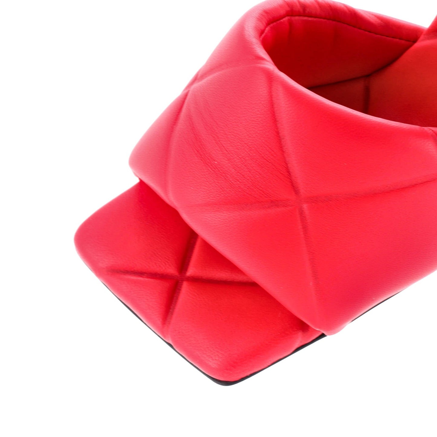 Bottega Veneta Women'S The Padded Heeled Sandals Quilted Leather