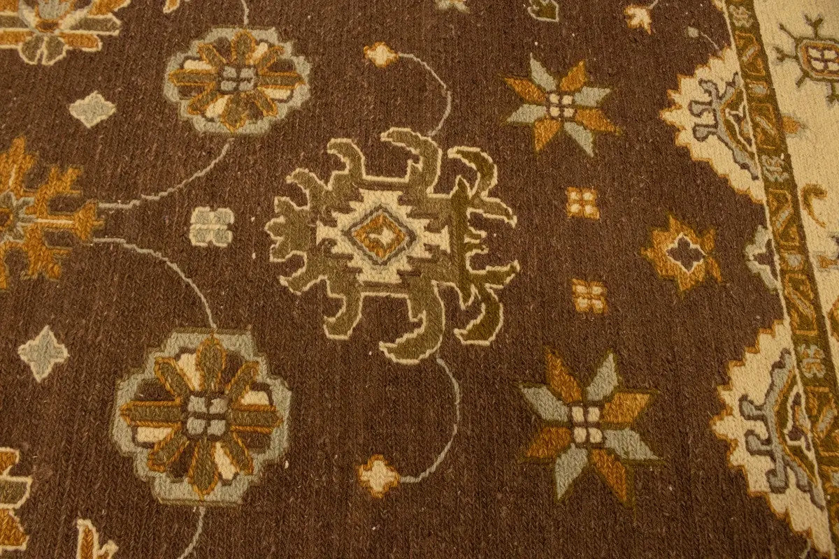 4x6 Hand-Knotted Sumak Floral Wool Rug Oriental Foyer Farmhouse Decor Carpet