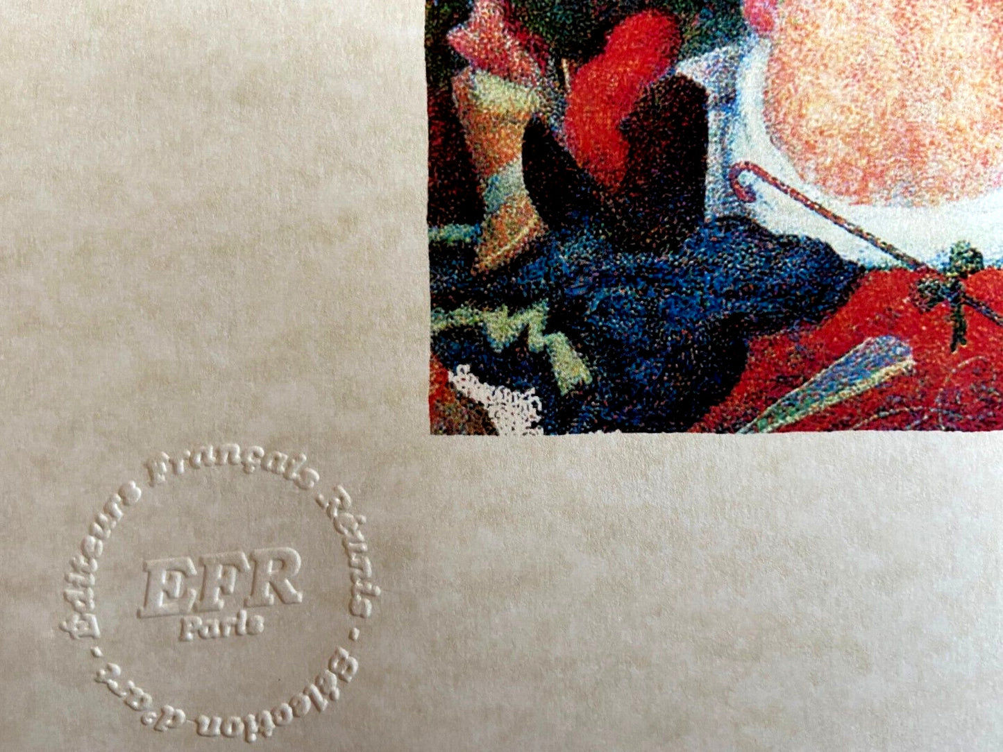 Georges Seurat, Lithograph Coa 175 Ex. Signed Op Numbered In Pencil Crayon