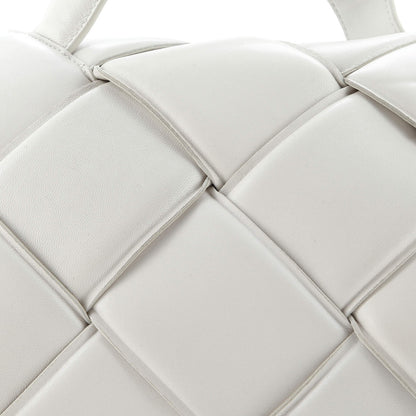 Bottega Veneta Top Handle Shoulder Bag Padded Maxi Intrecciato Leather