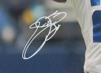 Emmitt Smith Hof Autographed 16X20 Photo Dallas Cowboys Prova