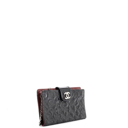 Chanel Lucky Symbols Wallet On Chain Embossed Quilted Patent