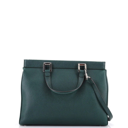 Gucci Zumi Top Handle Bag Leather Medium