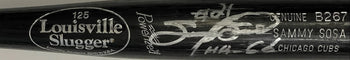Sammy Sosa Autographed Louisville Slugger Game