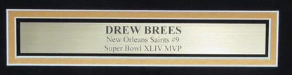 Drew Brees Hof Autographed 16X20 Photo Saints