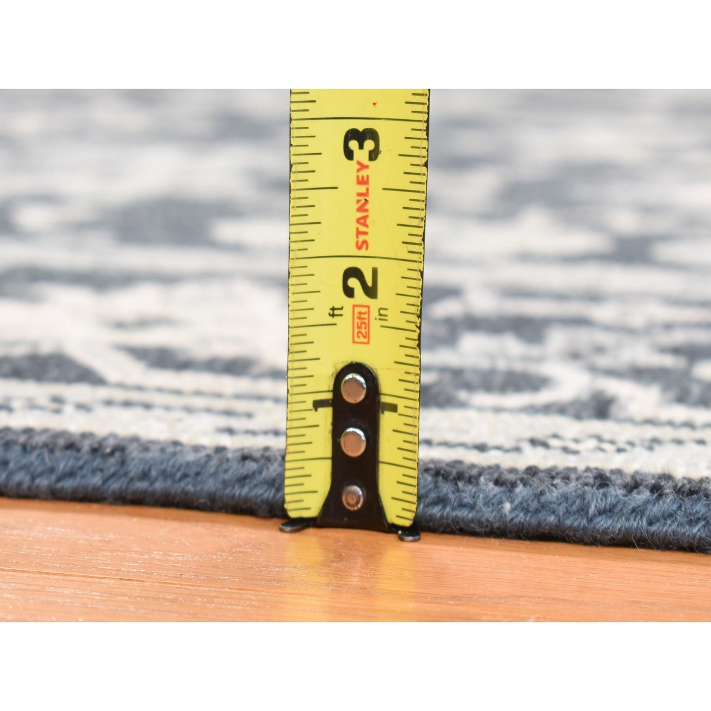 6'1"X9' Kombu Green Oushak Turkish Knot Hand Knotted Wool Rug