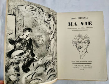 Marc Chagall Ma Vie 1931 First Edition Limited No.126 Illustrated French Book