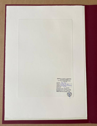 Man Ray Etching Hand Signed Rare Numbered Le Corbusier