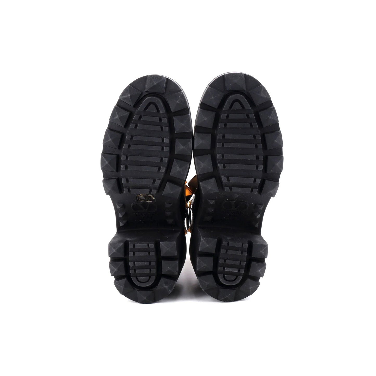 Valentino Garavani Women'S Roman Stud Combat Ankle Boots Leather