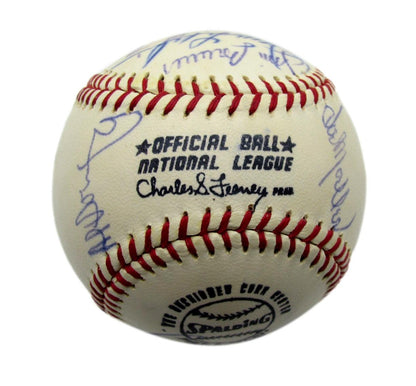 1971 Dodgers Team Signed By 16 Onl Baseball Garvey Wills Osteen Mota 198257