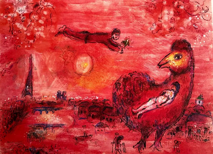 Marc Chagall Lithograph Coa Original Signed Numbered In Pencil Collection