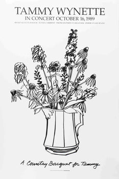 Tom Wesselmann Country Bouquet With Delphinium (For Tammy Wynette) 