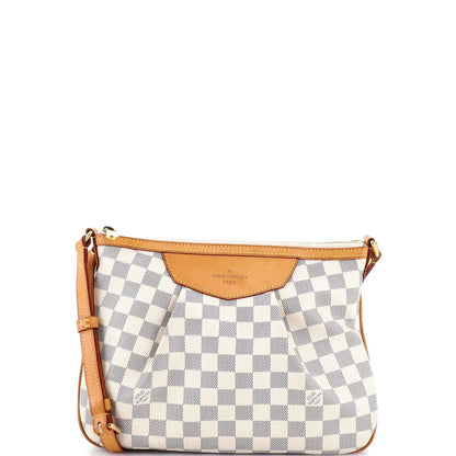 Louis Vuitton Siracusa Handbag Damier Pm