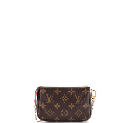 Louis Vuitton Pochette Accessoires Limited Edition Vivienne Xmas Monogram Canvas