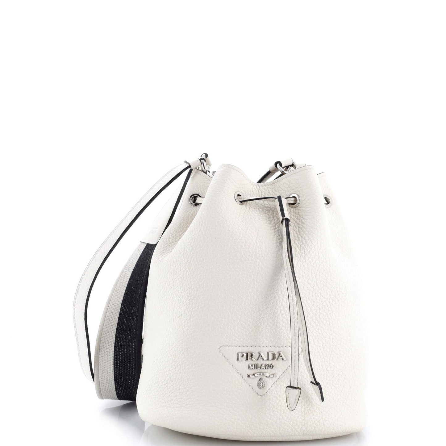 Prada Flou Bucket Bag Vitello Daino Small