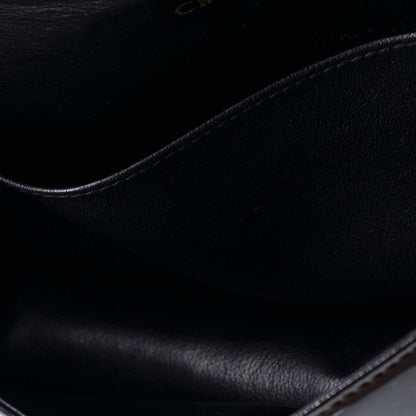 Christian Dior Lady Dior Clutch On Chain Cannage Quilt Patent