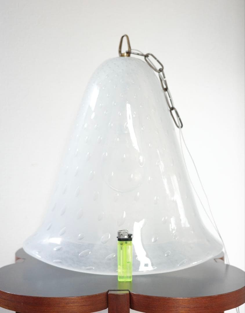 Barovier & Toso Murano Glass Pendant Lamp  1960S-70S Italian Mid-Century Light