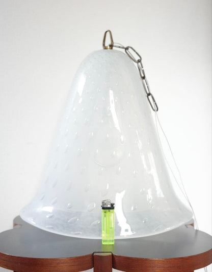 Barovier & Toso Murano Glass Pendant Lamp  1960S-70S Italian Mid-Century Light