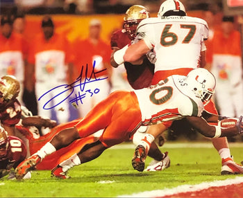 Tyrone Moss Autographed 8X10 Photo