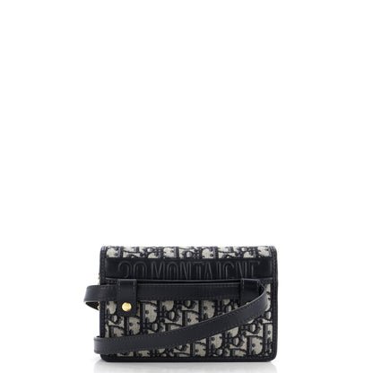 Christian Dior 30 Montaigne 2-In-1 Pouch Oblique Canvas