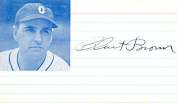 Clint Brown Autograph/Signed 3X5 Postcard