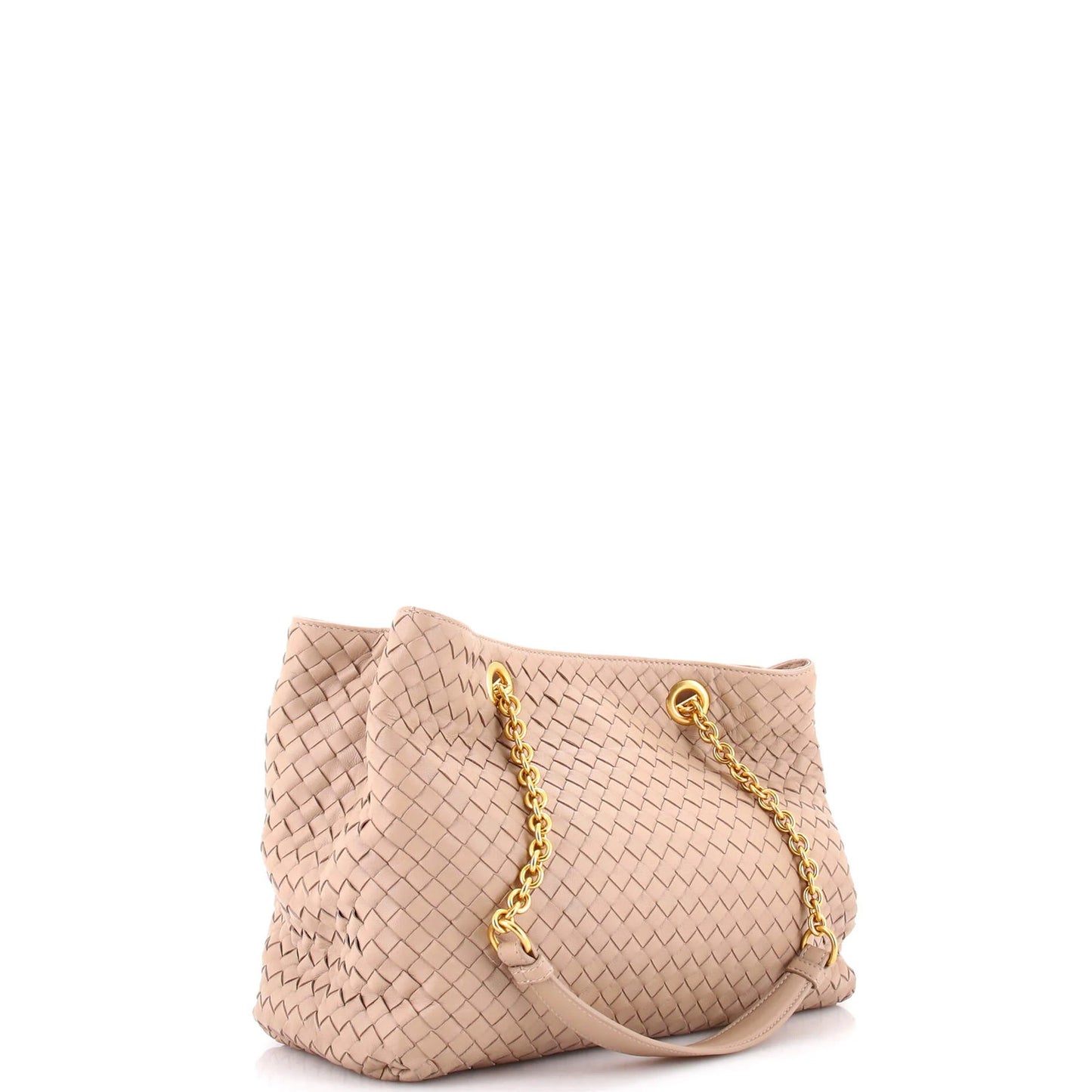 Bottega Veneta Double Chain Tote Intrecciato Nappa Medium