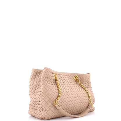 Bottega Veneta Double Chain Tote Intrecciato Nappa Medium