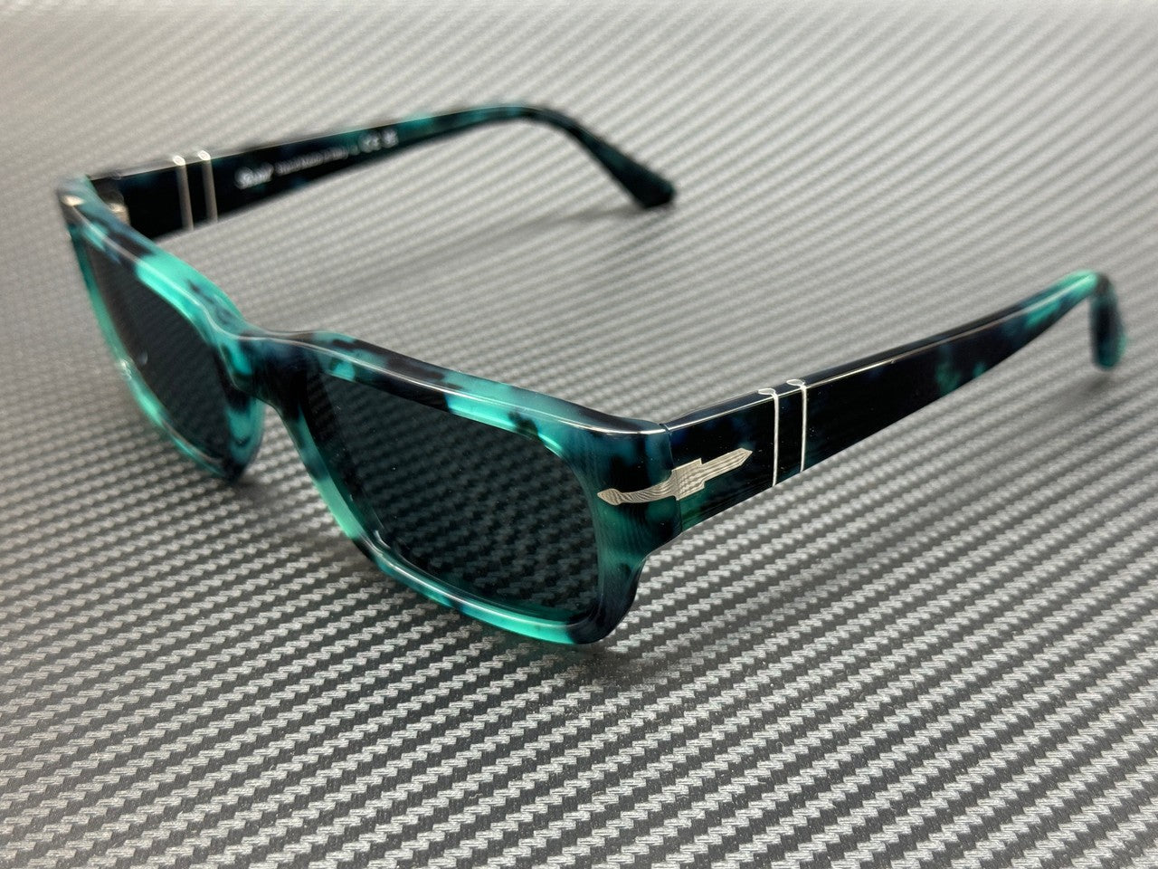 PERSOL PO3347S 1211R5 Havana Blue Unisex 58 mm Sunglasses
