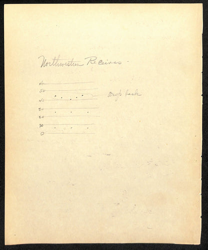 Amos Alonzo Stagg Hof 1932 Handwritten Playbook Page Very Rare Jsa 185585