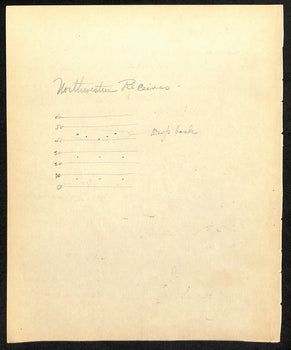 Amos Alonzo Stagg Hof 1932 Handwritten Playbook Page Very Rare Jsa 185585