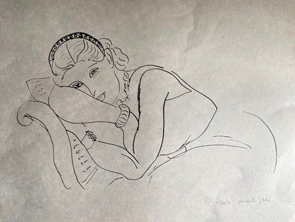 Henri Matisse Lithograph 1960 Contract -Ren Magritte Pablo Picasso