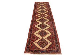Handmade Wool Oriental Runner Rug Tribal Design