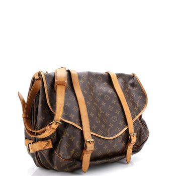 Louis Vuitton Saumur Handbag Monogram Canvas 43