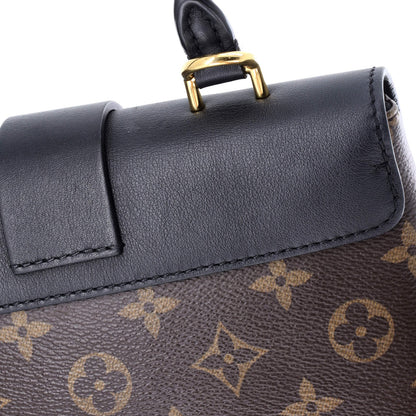 Louis Vuitton Locky Handbag Monogram Canvas With Leather Bb