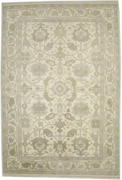 6X9 Ft Handmade Oushak Chobi Oriental Rug Muted