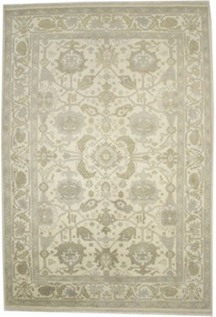 6X9 Ft Handmade Oushak Chobi Oriental Rug Muted