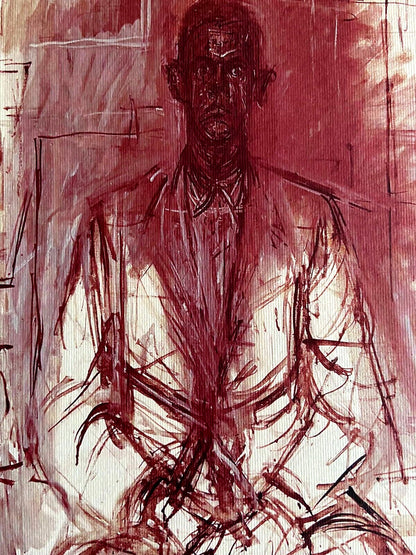 Alberto Giacometti Lithograph 1961 Maeght Coa Numbered Signed