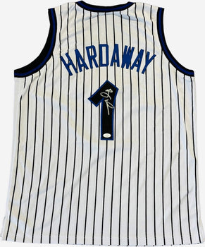 Anfernee Hardaway Autographed Magic Custom Jersey (Jsa)