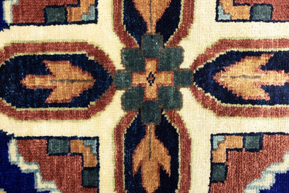 Extra Large Handmade Tribal Geometric Oriental Rug 10X14 ft Bedroom Decor